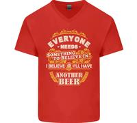 Avrò Un Altro Birra Divertente Alcolico Maglietta In Cotone A V Per Uomo
