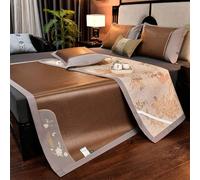 AVSMGP A,90 * 195cm, Tappetino Da Letto in Bambù Con 1 O 2 Federe, Tappetino Rinfrescante Per Letto Queen Size - Per Dormitori Scolastici E Famiglie