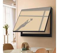 AVSMGP Copri Contatore Elettrico Interno, Quadro Copri Cassaforte- Copertura per Scatole degli Interruttori A Parete per Soggiorno, Casa, Ufficio, Senza Fori,E,17.8″×13.8″/45×35CM