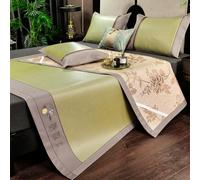 AVSMGP P,200 * 220cm, Tappetino Da Letto in Bambù Con 1 O 2 Federe, Tappetino Rinfrescante Per Letto Queen Size - Per Dormitori Scolastici E Famiglie