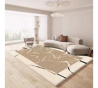 AVSMGP Tappeti Moderni E Leggeri di Lusso, Tappetino per Divano E Tavolino- Tappeto A Pelo Corto con Retro Antiscivolo per Soggiorno, Camera da Letto, Bagno, Ufficio,A,160 * 200cm/63 * 78.74IN