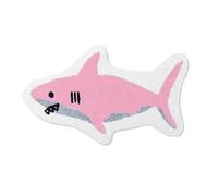 AVSMGP Tappeto Con Illusione Ottica 3D A Tema Squalo, Tappetino Antiscivolo A Pelo Corto Antimacchia Con Effetto Vortice Illusorio - Per Arredamento Domestico, Sala Giochi,E,120×180CM/5'10" x 3'11"