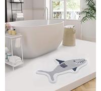 AVSMGP Tappeto Con Illusione Ottica 3D A Tema Squalo, Tappetino Antiscivolo A Pelo Corto Antimacchia Con Effetto Vortice Illusorio - Per Arredamento Domestico, Sala Giochi,C,50×80CM/2'7" x 1'8"