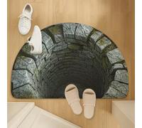 AVSMGP Tappeto Con Illusione Ottica 3D - Effetto "Buco Nel Pavimento" Zerbino Antiscivolo E Lavabile- Materiale Morbido E Spesso in Velluto Per Ingresso E Soggiorno,E,40×60CM/1'11" x 1'4"