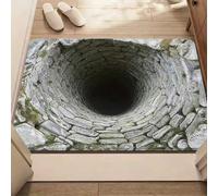 AVSMGP Tappeto Creativi Con Illusione Ottica 3D, Tappetino Antiscivolo A Pelo Corto Per Interni Ed Esterni - Ideali Per Arredamento Domestico, Sala Giochi, Cortile E Patio,E,50×80CM/2'7" x 1'8"