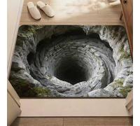 AVSMGP Tappeto Creativi Con Illusione Ottica 3D, Tappetino Antiscivolo A Pelo Corto Per Interni Ed Esterni - Ideali Per Arredamento Domestico, Sala Giochi, Cortile E Patio,G,80×120CM/3'11" x 2'7"