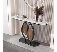 AVSMGP Tavolini Consolle A Forma di Foglia per Corridoio, Tavolino da Divano Stretto E Lungo in Stile Boho- per Soggiorno, Ingresso, Atrio, Ufficio,D,120 * 30 * 80CM