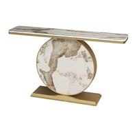 AVSMGP Tavolino leggero di lusso per ingresso, consolle per il corridoio, stretto divano lungo con struttura in metallo, per soggiorno, foyer, C, 150 × 30 × 80 cm/59 × 11,8 × 31,5"