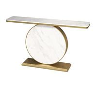 AVSMGP Tavolino leggero di lusso per ingresso, consolle per il corridoio, stretto divano lungo con struttura in metallo, per soggiorno, foyer, 120 × 30 × 80 cm/47 × 11,8 × 31,5"