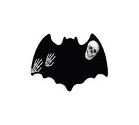 AVSMGP Zerbino Di Benvenuto Per Halloween, Tappeto Con Illusione Ottica 3D Motivo Con Ragno E Pipistrello A Forma Di Zucca Per Arredamento Casa, Sala Giochi, Cortile,E,50×80CM/19.69×31.5"