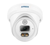Avtech 635242 Telecamera IP Dome H.265 IR da 8 MP Rilevamento Basato su AI IP66, DGM8208SVGAT Bianco