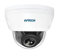 Avtech Telecamera IP Dome DGM5446SVAT 635051 - 5MP IR H.265 Lente Motorizzata Rilevamento AI Bianco