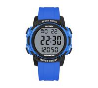 AVTREK Orologio contapassi impermeabile per camminare, non richiede app/Bluetooth, fitness tracker con display LCD, grandi numeri, miglia e calorie (blu)