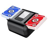 AVUMDA Mischia Carte Automatico, Mescolatore Carte da Gioco Elettrico per 1-2 Mazzi, modalità Auto e Manuale, Ricaricabile, Basso Rumore per Poker, Uno, Blackjack, Skip-Bo, Phase 10, Texas Hold'em