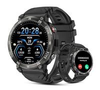 AVUMDA Smartwatch Uomo Orologio, 1,52" Smart Watch Militare con Chiamate Bluetooth Contapassi Cardiofrequenzimetro Pressione Sanguigna Monitoraggio Sonno SpO2 Orologio Sportivo IP68 per Android iOS