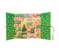 Avvento del calendario vuoto - 24 SCADES AVVENTI EVVENTIVI EVVITÀ 2025 | per le vacanze di Natale | Scatola decorativa per tavolo, caramelle, cioccolato, prelibatezze, carta scritta a mano