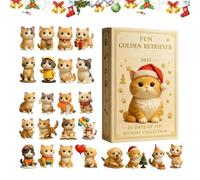Avvento Di Natale Degli Amanti Dei Gatti 2025 - Decorazione Per Albero Ornamentale In Acrilico 2D | Calendario Per Il Conto Alla Rovescia Di 24 Giorni Con Ornamenti Per Gatti | Decorazione Natalizia I