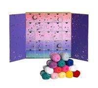 Avvento filato 2025 - Set uncinetto fai da te per Natale 25 giorni | Calendario per il conto alla rovescia della Crochet Society, articoli per maglieria per donne, mamme, progetti invernali, sala di l