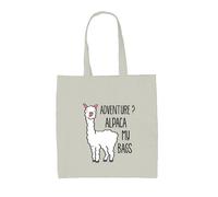 Avventura? Alpaca Le Mie Valigie - Borsa In Tela - Viaggio Vacanza Amore