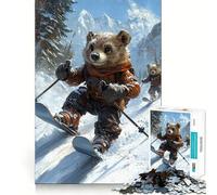 Avventura alpina Puzzle da 1000 pezzi per ragazzi Stimola le capacità cognitive Divertimento con incastro sicuro Nessun pezzo si stacca Un modo coinvolgente per passare il tempo libero (38x26cm)