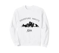 Avventura aspetta Vacanze Viaggio Goa Felpa