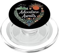 Avventura Attende Natura Montagna All'aperto Amante Escursionista PopSockets PopGrip per MagSafe