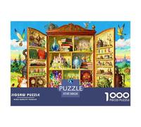 Avventura Bizzarra nel Cupboard Magico Puzzle in Legno Impermeabile DIY Puzzles Da 1000 Pezzi Per Adulti Impossibili Giochi Educativi