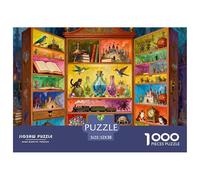 Avventura Bizzarra nel Cupboard Magico Puzzle in Legno Impermeabile Puzzles Da 1000 Pezzi Regali Per Adulti Divertenti Per Decorazioni Domestiche