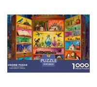 Avventura Bizzarra nel Cupboard Magico Puzzle in Legno Impermeabile Puzzles Da 1000 Pezzi Regali Per Adulti Divertenti Giochi Di Impegnativi