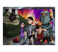 Avventura con i cacciatori di troll (puzzle per bambini)