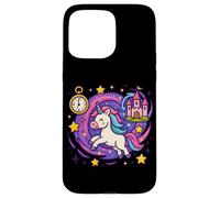 Avventura da sogno del castello incantato dell'unicorno Custodia per iPhone 15 Pro Max