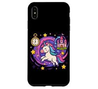 Avventura da sogno del castello incantato dell'unicorno Custodia per iPhone XS Max