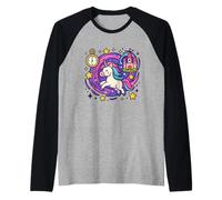 Avventura da Sogno del Castello incantato dell'unicorno Maglia con Maniche Raglan
