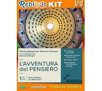 AVVENTURA DEL PENSIERO 1 (9788839566775) - Libro Scolastico + Kit Scuola con Copertine Rebillo