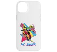 Avventura di snowboard colorata sul Monte Baker Custodia per iPhone 14 Plus
