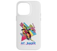 Avventura di snowboard colorata sul Monte Baker Custodia per iPhone 14 Pro Max