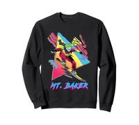 Avventura di Snowboard Colorata sul Monte Baker Felpa