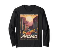 Avventura di Viaggio nel Deserto del Sud-Ovest dell'Arizona Maglia a Manica