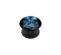 Avventura emozionante per amanti degli squali in mare PopSockets PopGrip Adesivo