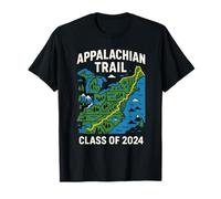 Avventura escursionistica retrò da uomo Appalachian Trail Class of 2024 Maglietta