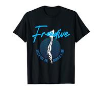 Avventura freedive un respiro alla volta Disegni per un subacqueo Maglietta