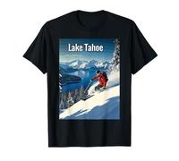 Avventura Invernale sugli Sci sul Lago Tahoe Maglietta