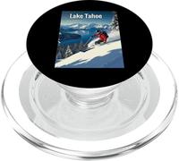 Avventura invernale sugli sci sul lago Tahoe PopSockets PopGrip per MagSafe