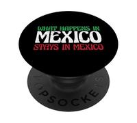 Avventura messicana Cosa succede in Messico rimane in Messico PopSockets PopGrip Adesivo
