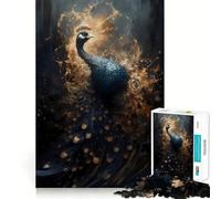 Avventura Mitica del Pavone Puzzle da 1000 pezzi per adulti Regalo, Gioco di Mente, Giocattolo per il Tempo Differenziale, Taglio Preciso, Sorpresa di Compleanno (38x26cm)