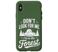 Avventura nella foresta all'aperto attende il tema del vagabondo Custodia per iPhone X/XS