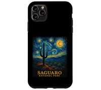 Avventura notturna stellata ispirata al Parco Nazionale del Sagu Custodia per iPhone 11 Pro Max
