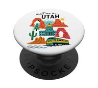 Avventura panoramica in treno escursionistico dello Stato dello Utah PopSockets PopGrip Adesivo
