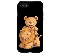 Avventure del leone con un tocco di orsacchiotto Custodia per iPhone SE (2020) / 7 / 8