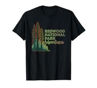 Avventure del Parco Nazionale di Redwood California Nature Explorer Maglietta